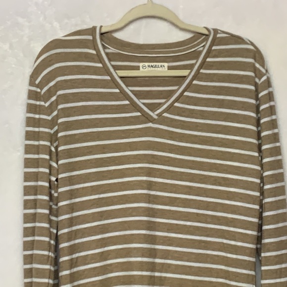 Magellan Women’s Classic Fit Striped Top - Picture 3 of 9